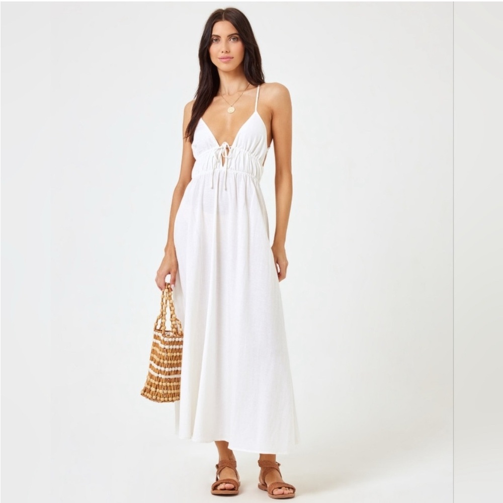 L*Space White Maxi Dress